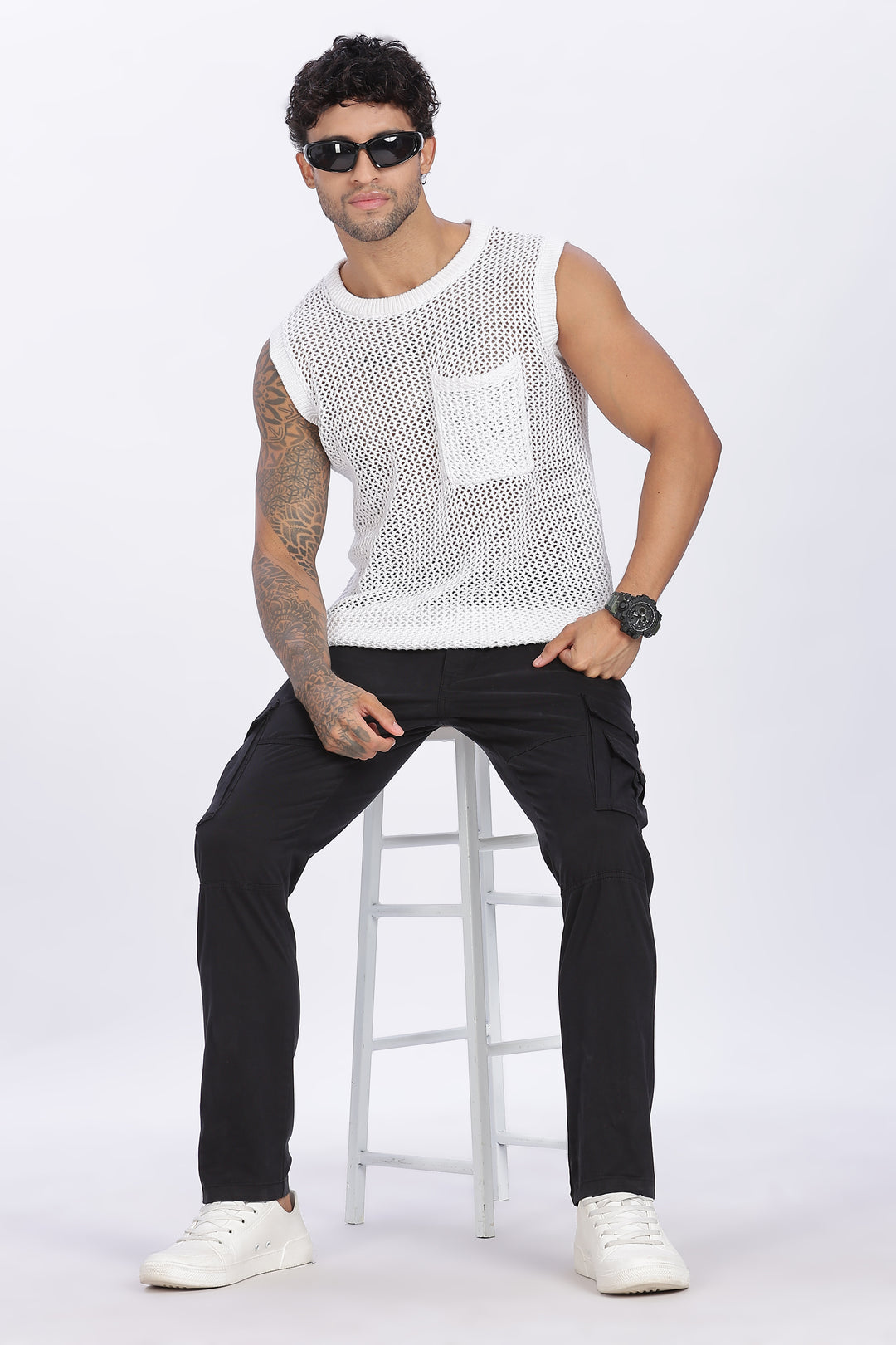 AD Premium Cargo Black Pants