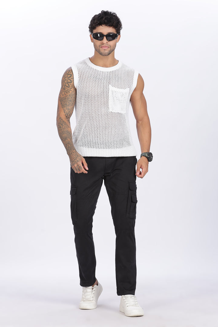 AD Premium Cargo Black Pants