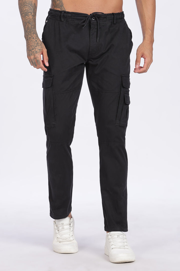 AD Premium Cargo Black Pants