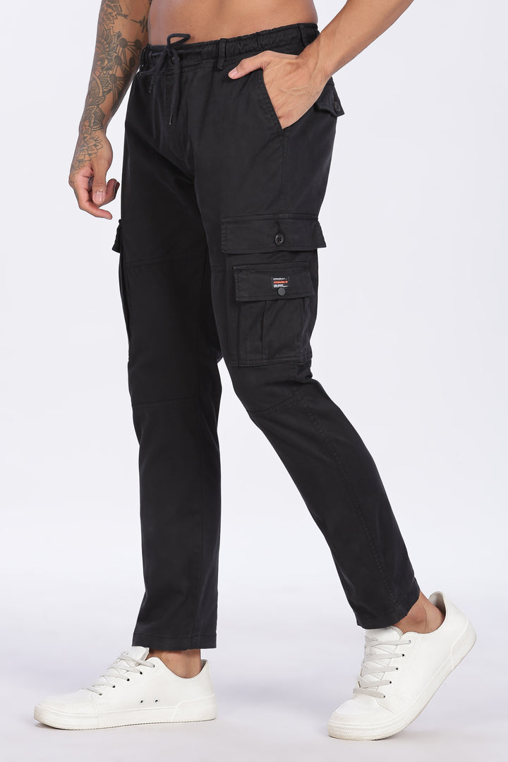 AD Premium Cargo Black Pants