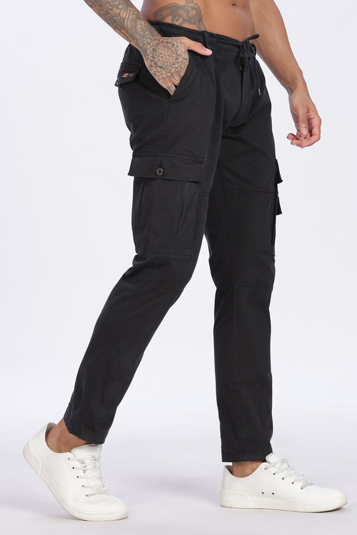 AD Premium Cargo Black Pants