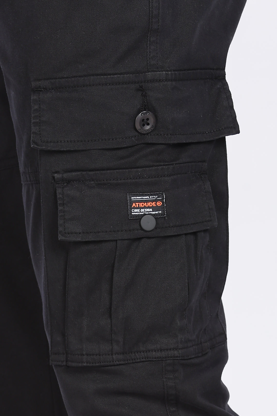 AD Premium Cargo Black Pants