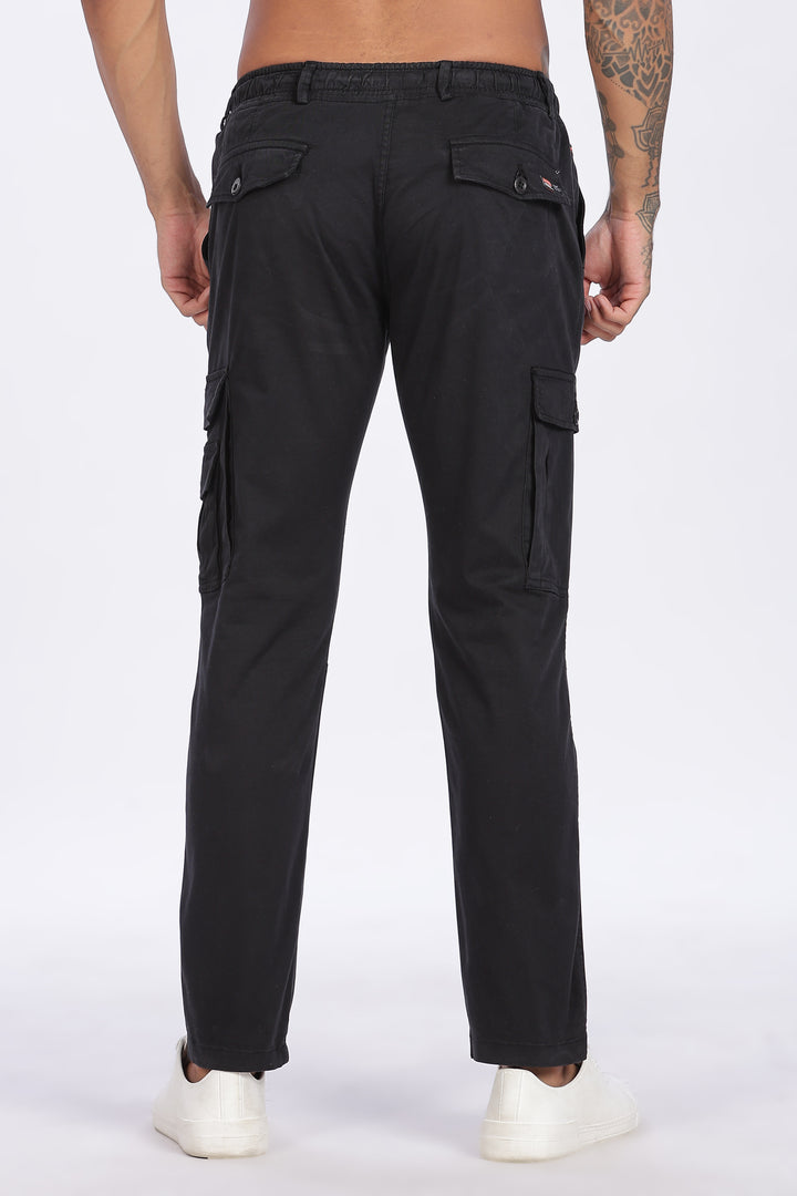 AD Premium Cargo Black Pants