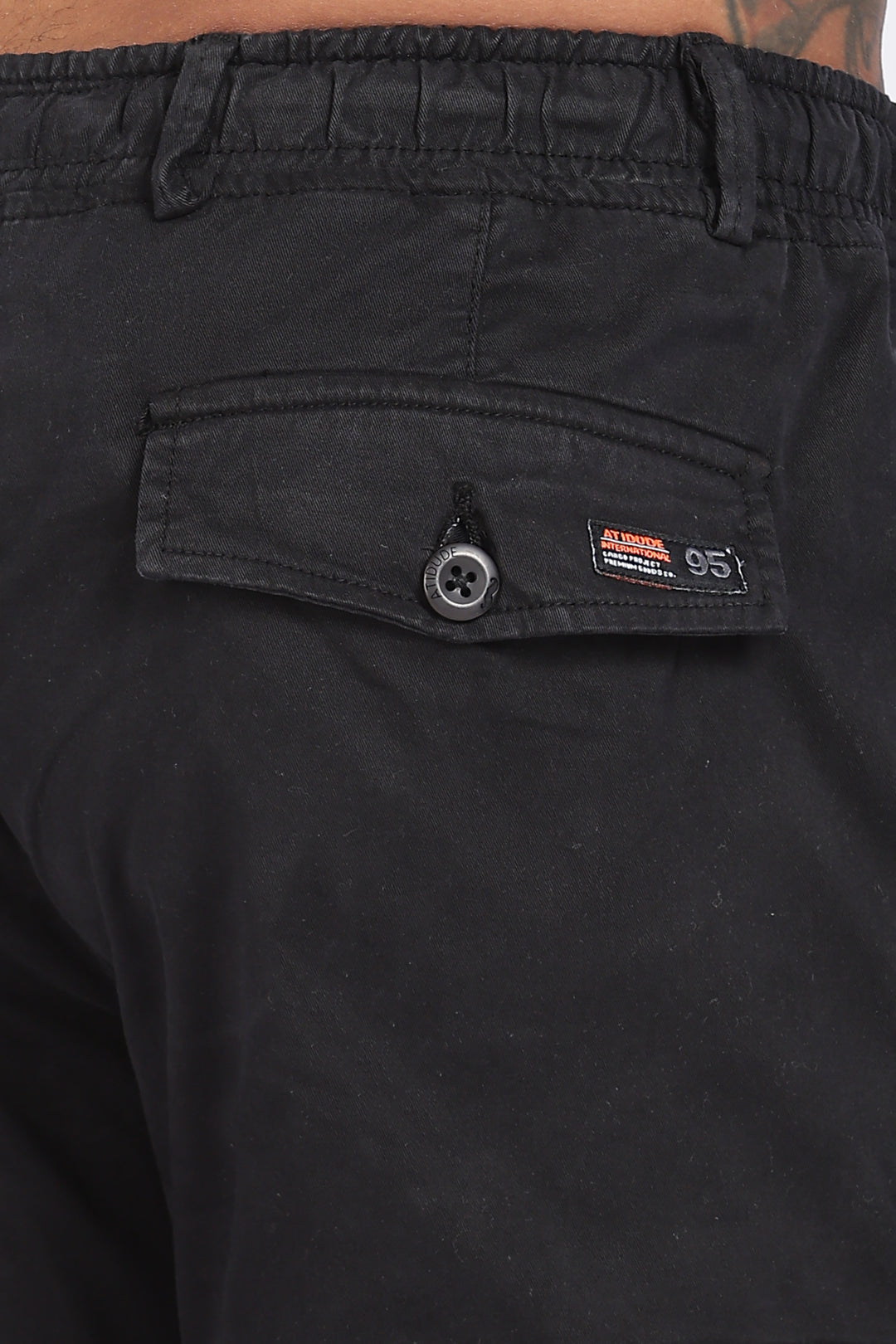 AD Premium Cargo Black Pants