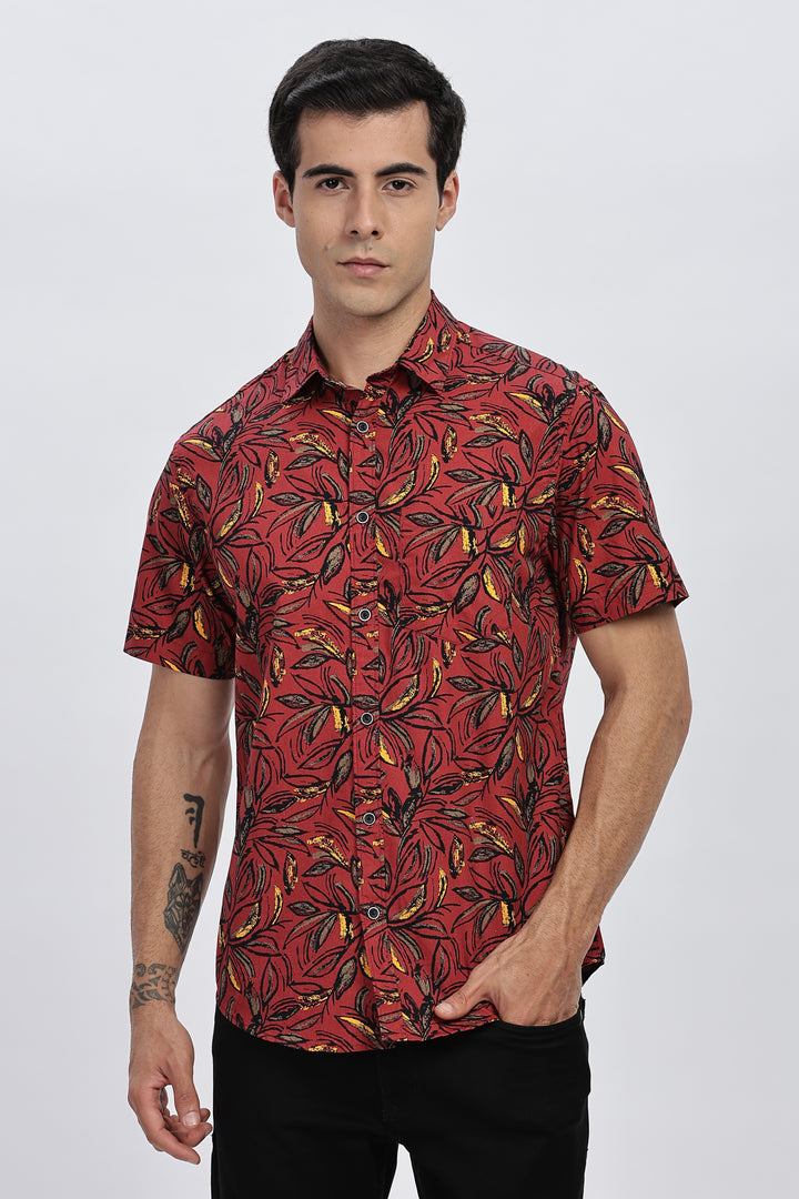 Crimson Radiance Shirt