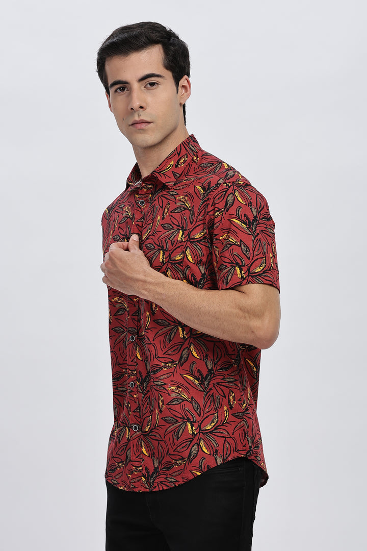 Crimson Radiance Shirt