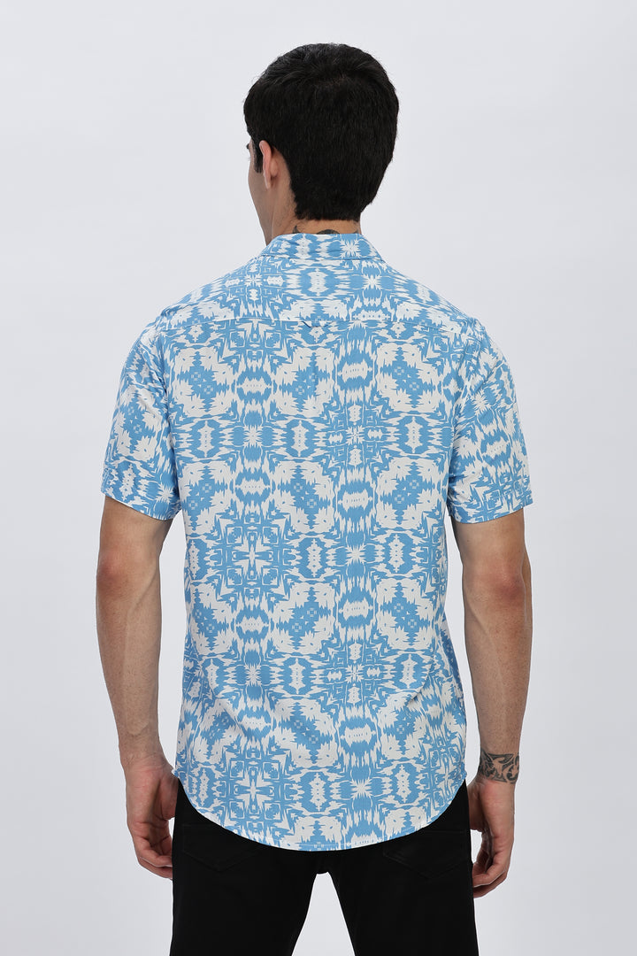 Blue & White Paradise Shirt