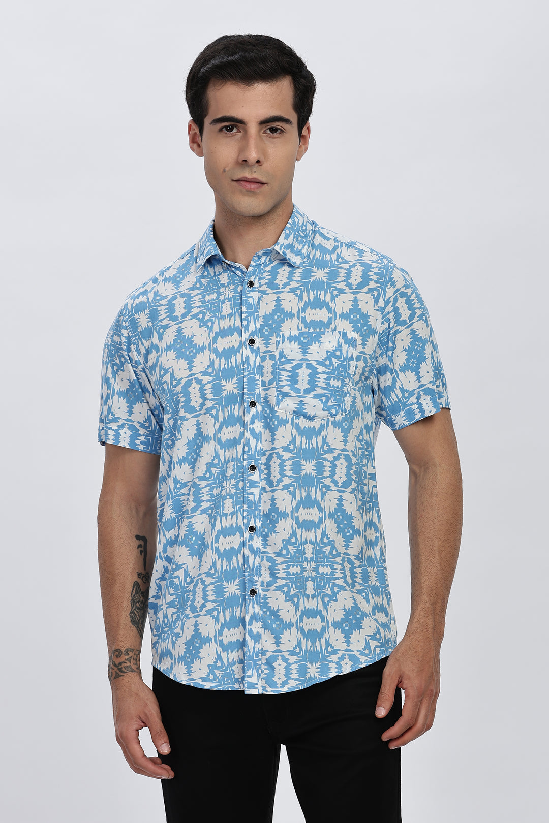 Blue & White Paradise Shirt