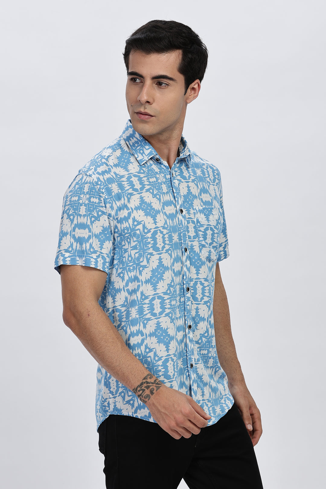 Blue & White Paradise Shirt