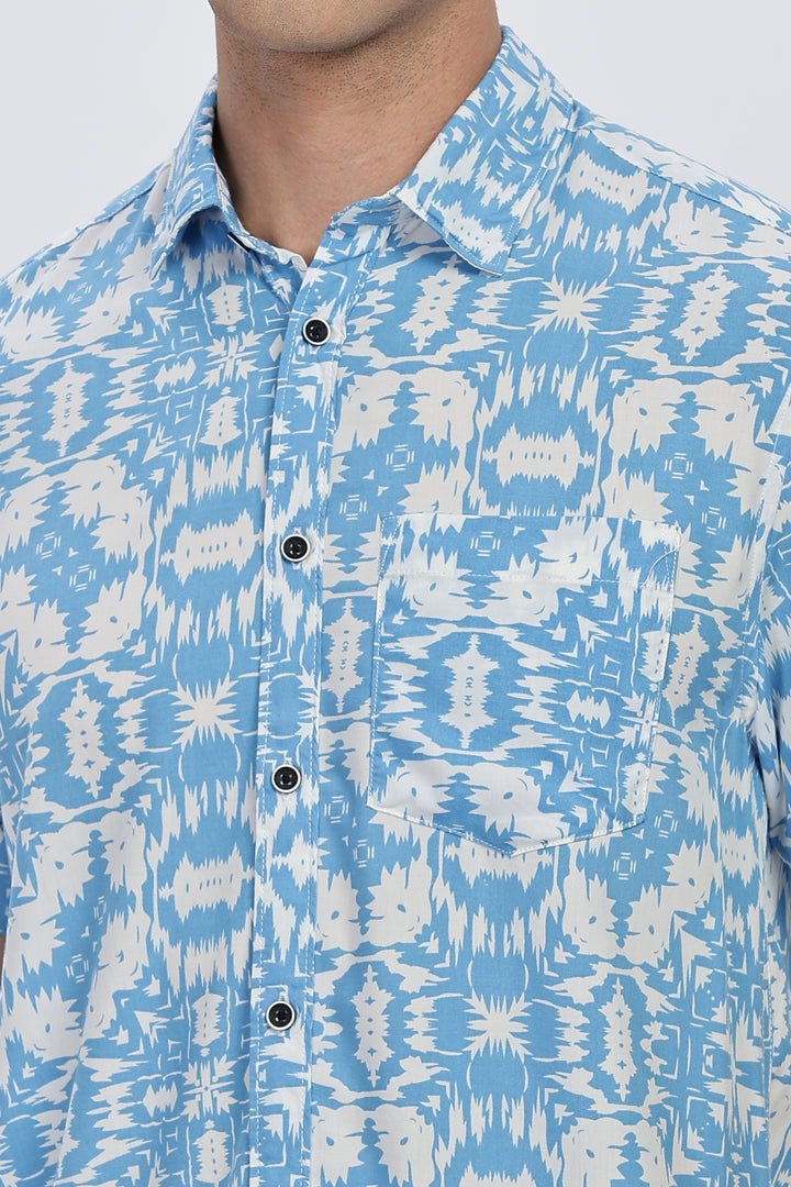 Blue & White Paradise Shirt