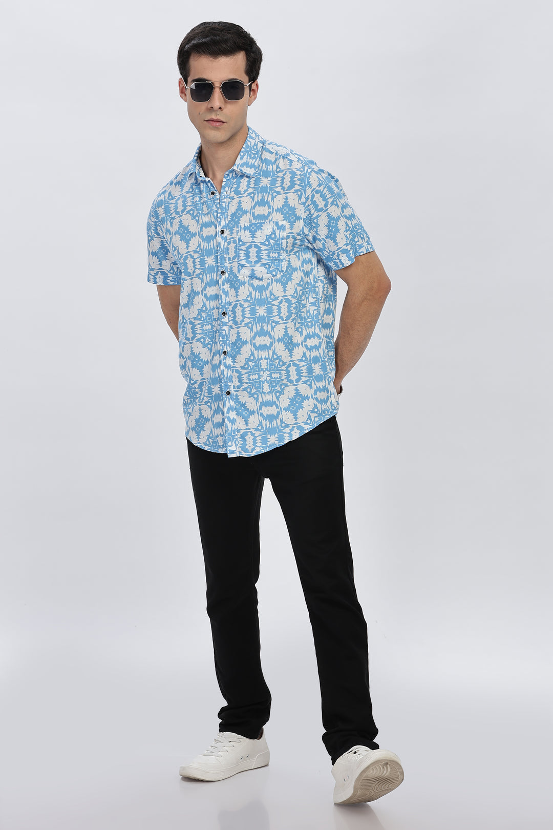 Blue & White Paradise Shirt