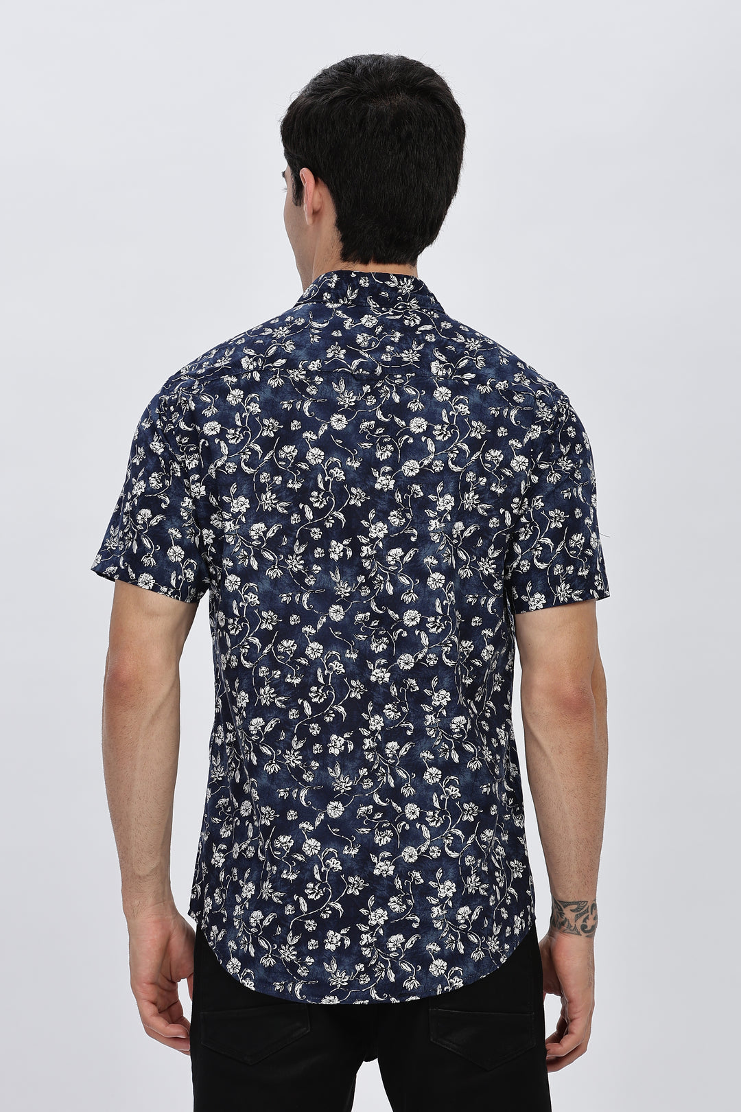 Scarlet Petals Print Shirt