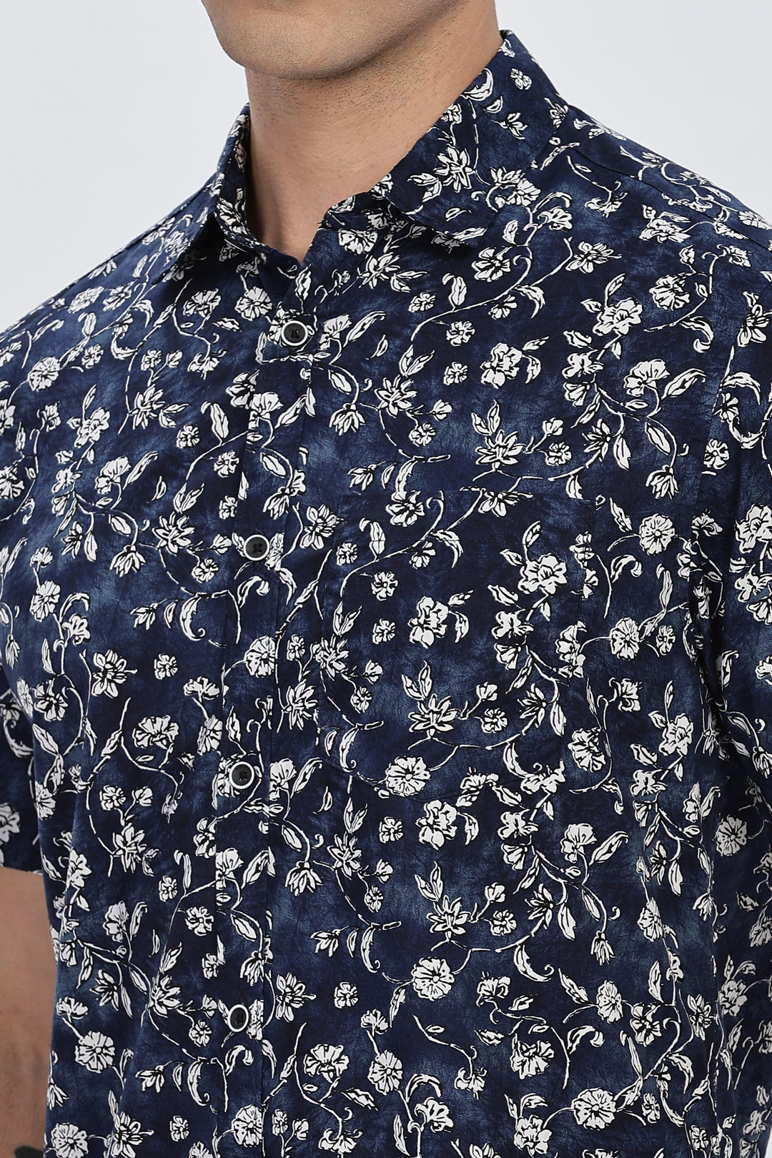 Scarlet Petals Print Shirt