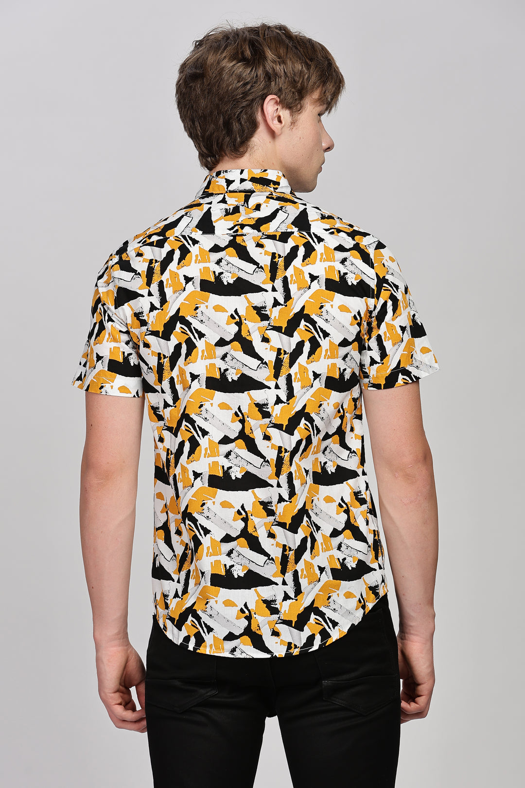 Abstract Burst Button-Up Shirt