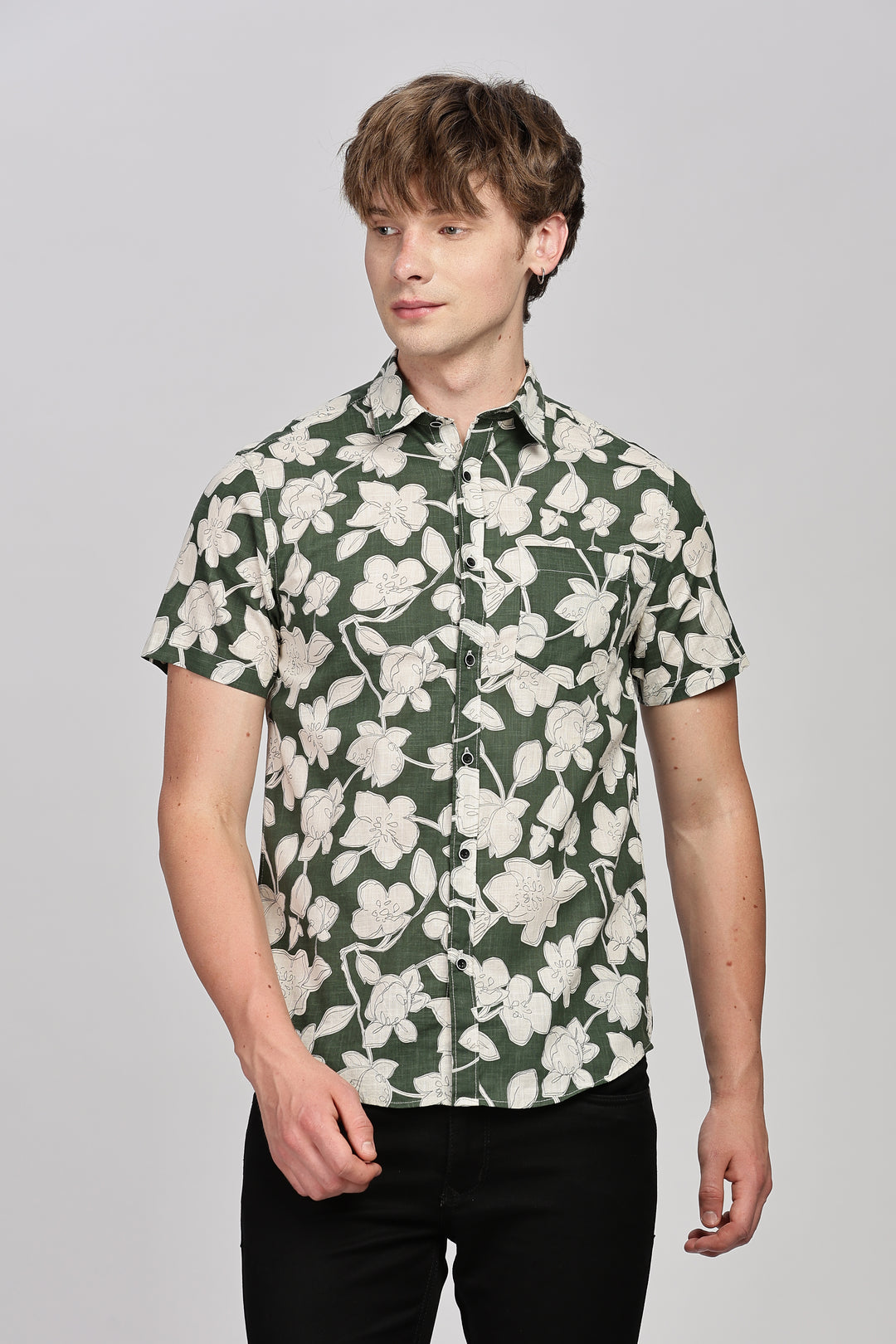 Universal Elegance Floral Shirt