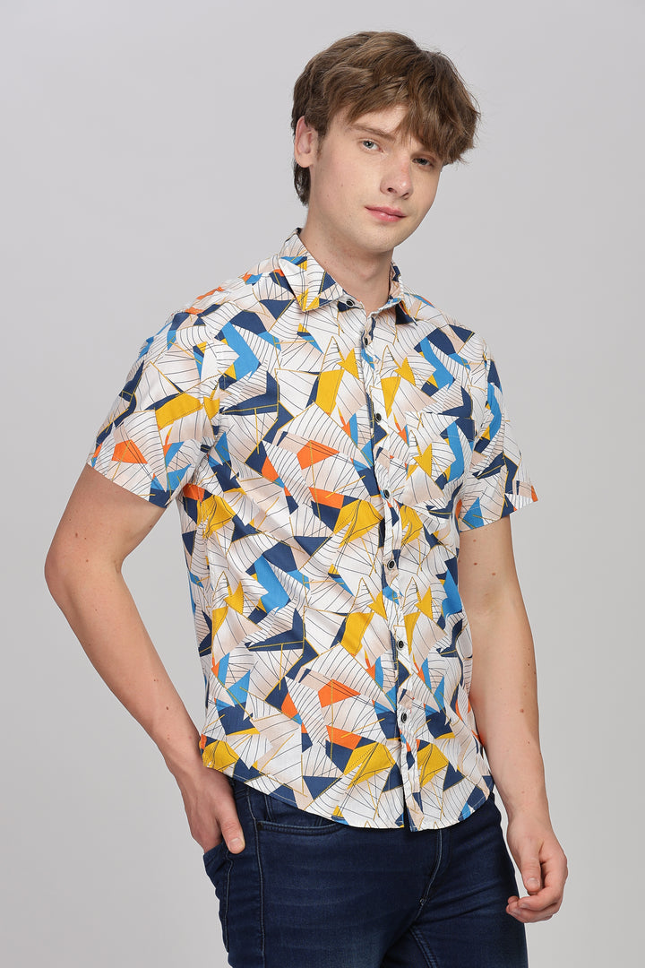 Vivid Vibes Patterned Shirt