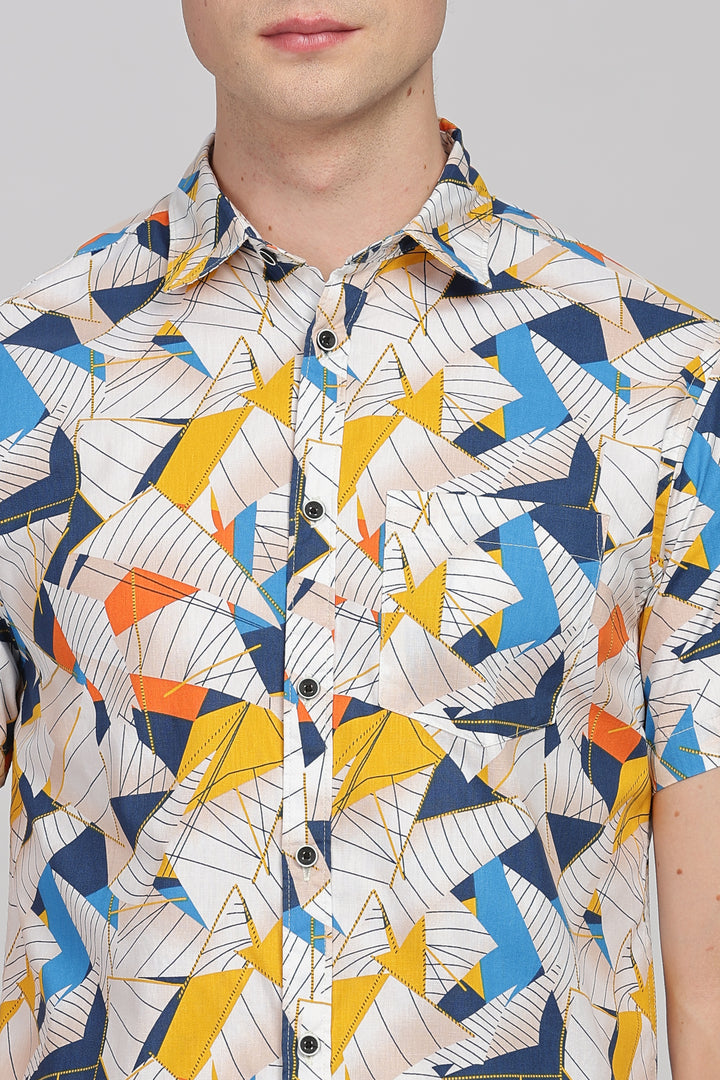 Vivid Vibes Patterned Shirt