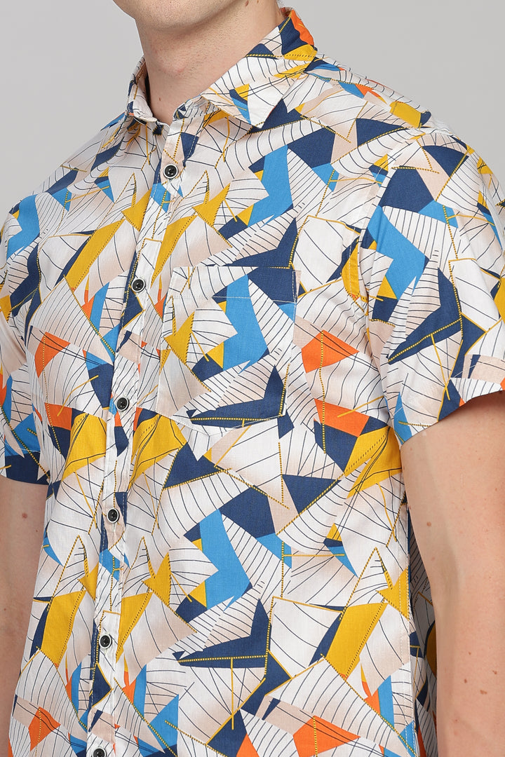 Vivid Vibes Patterned Shirt