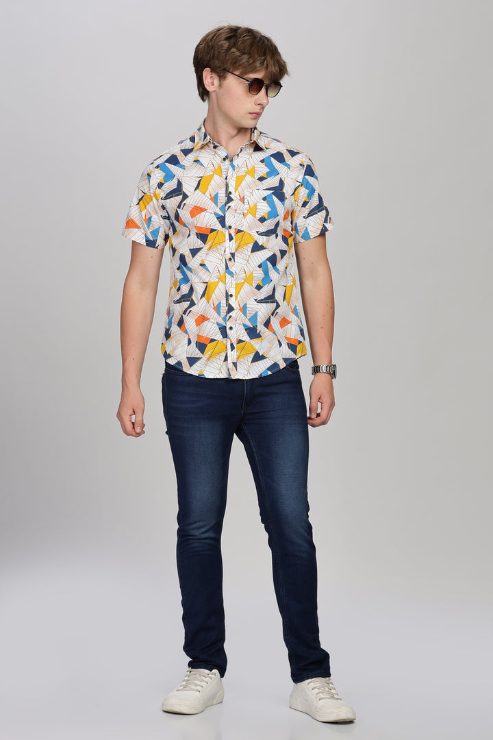 Vivid Vibes Patterned Shirt