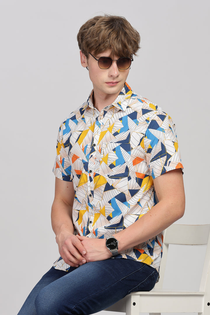 Vivid Vibes Patterned Shirt