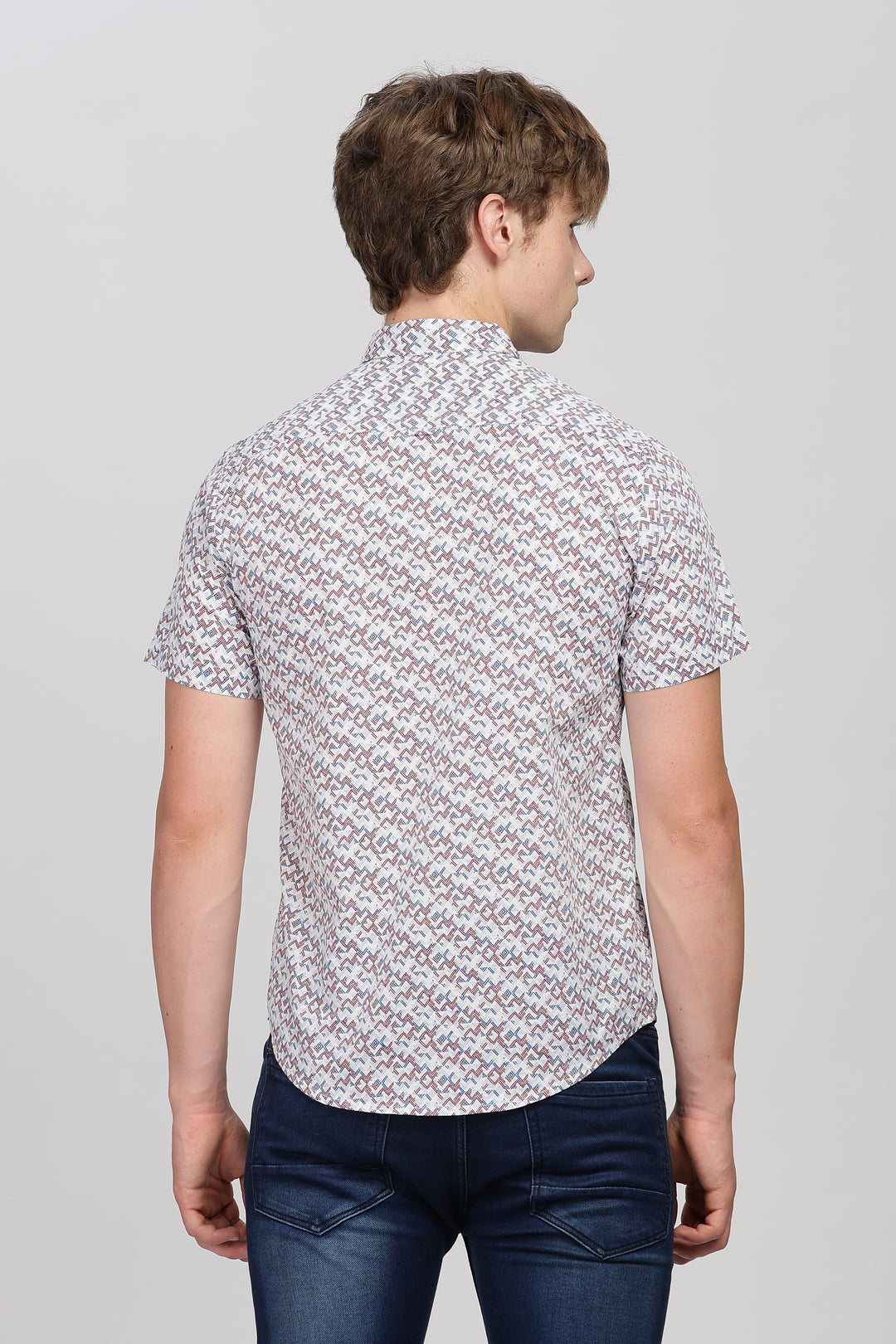 Casual Geometric Print Shirt