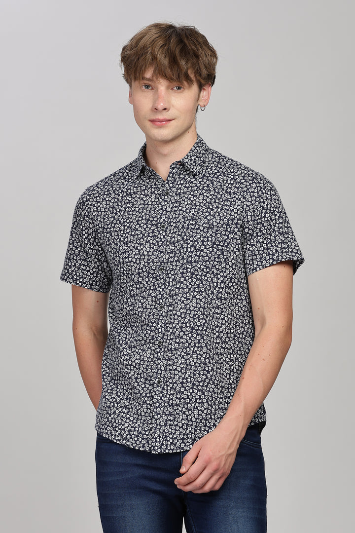 Ethereal Threads Cropped Shirt