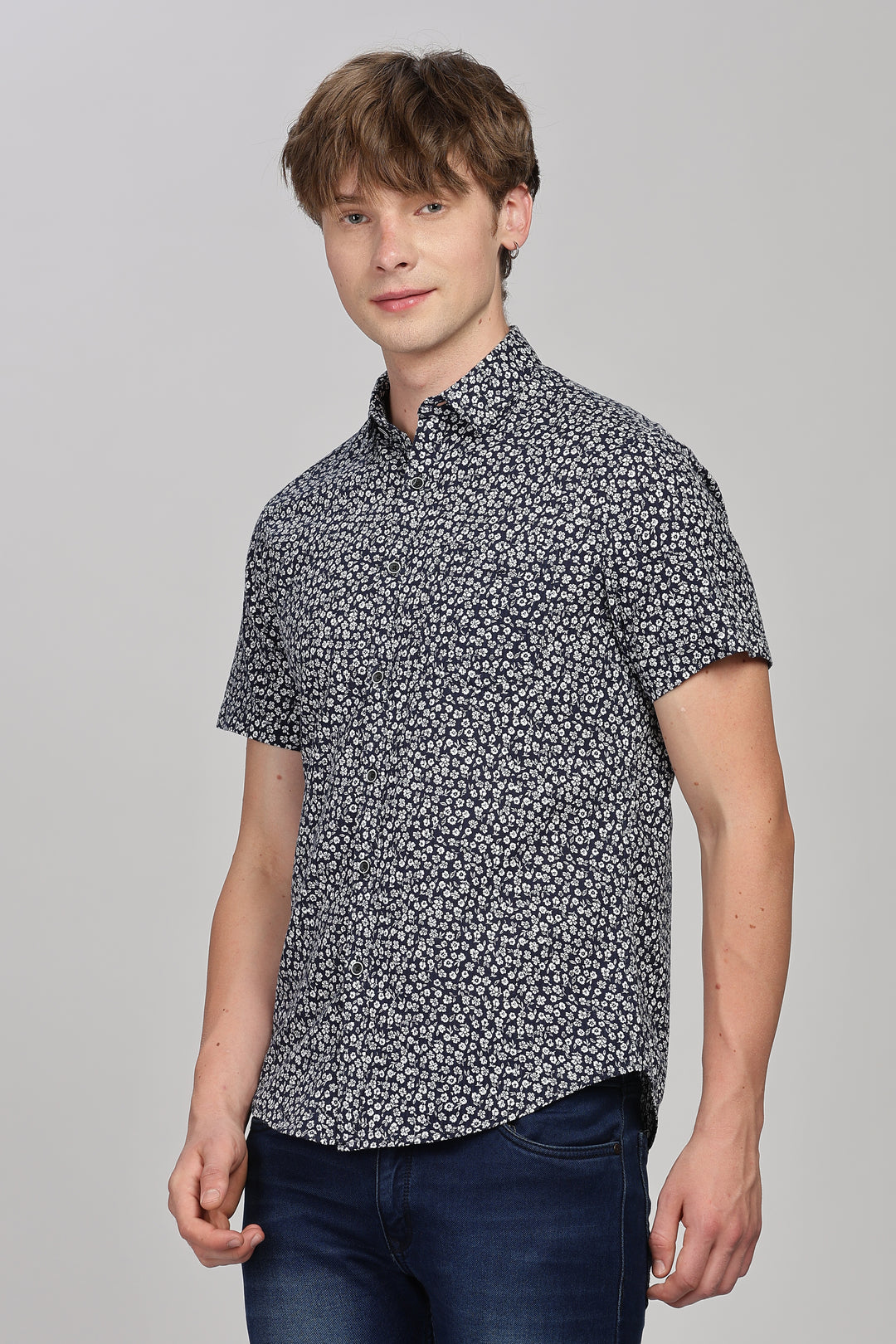 Ethereal Threads Cropped Shirt