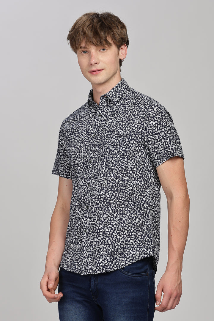 Ethereal Threads Cropped Shirt