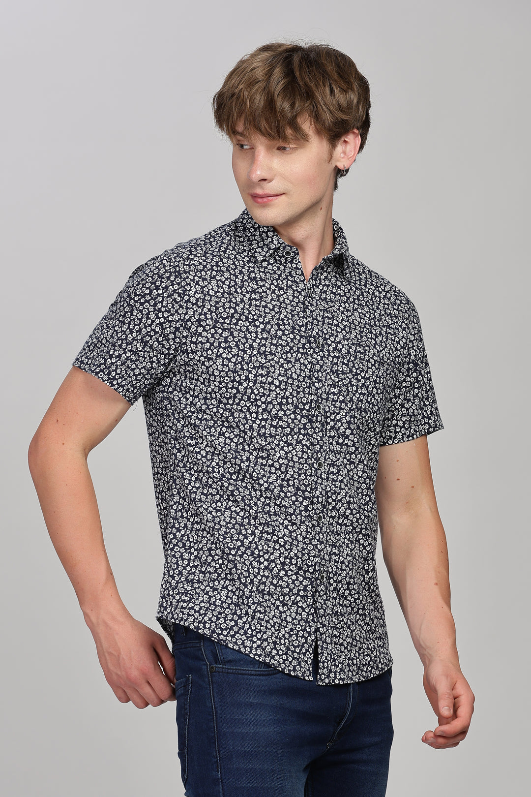 Ethereal Threads Cropped Shirt