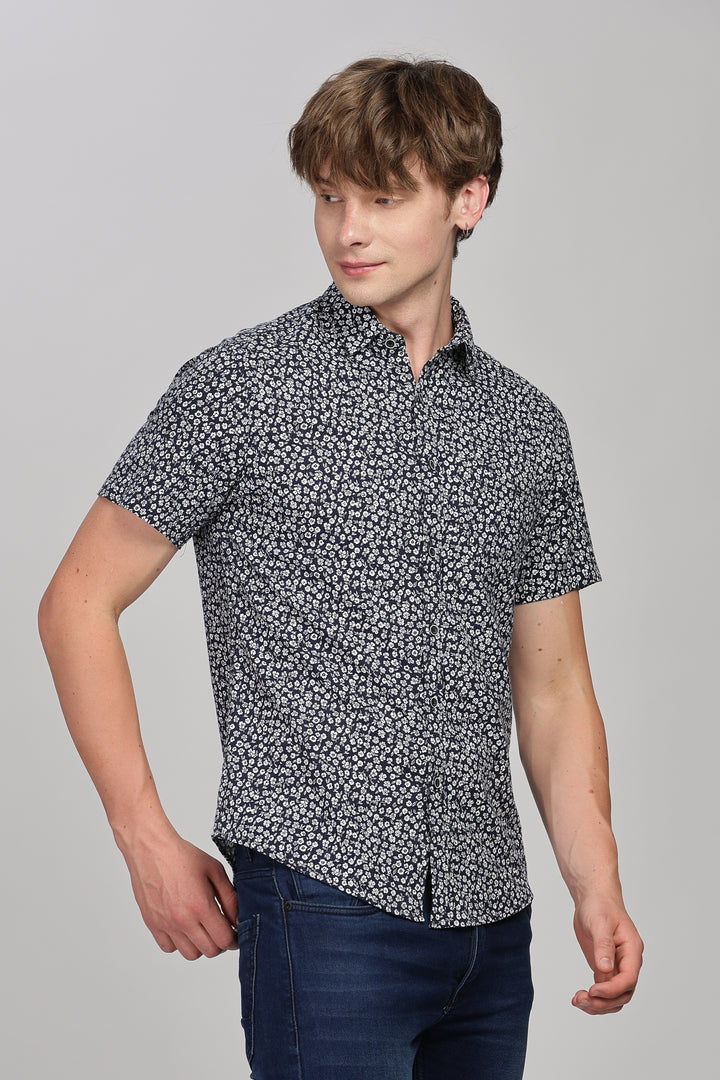 Ethereal Threads Cropped Shirt