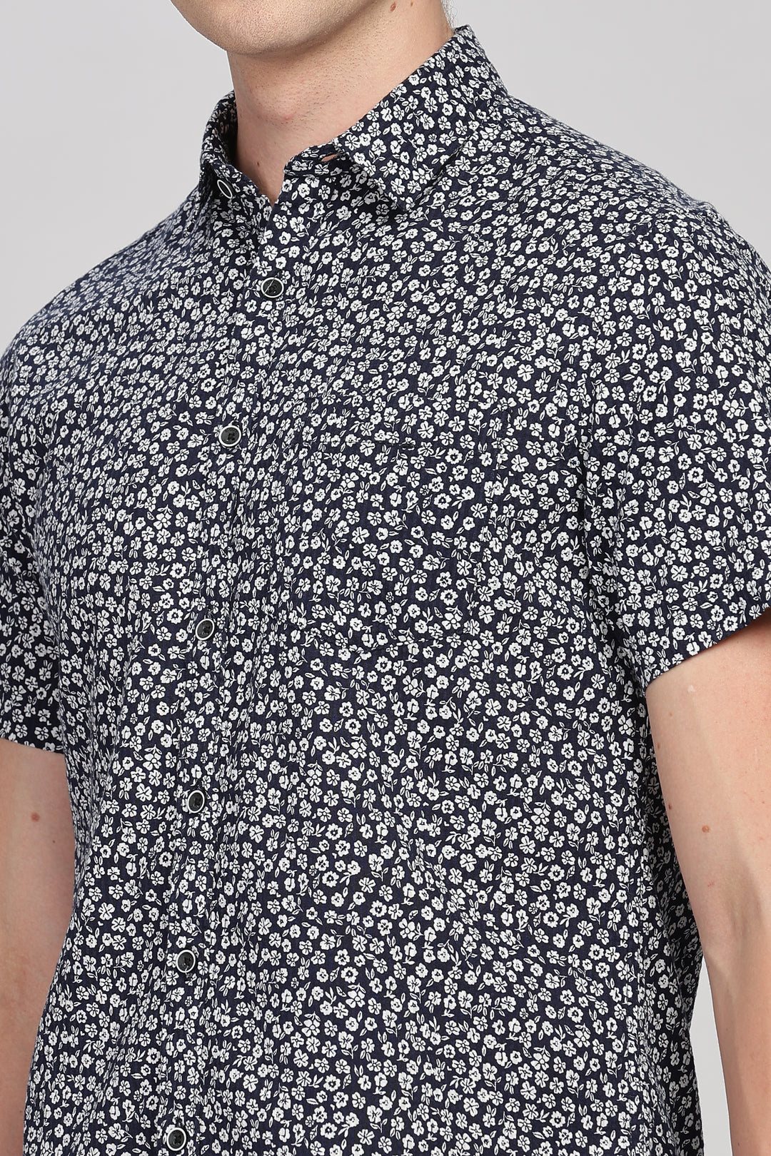 Ethereal Threads Cropped Shirt