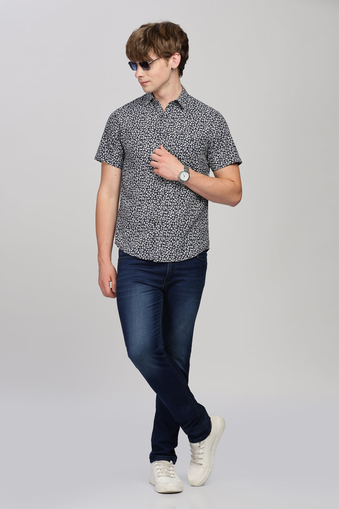 Ethereal Threads Cropped Shirt