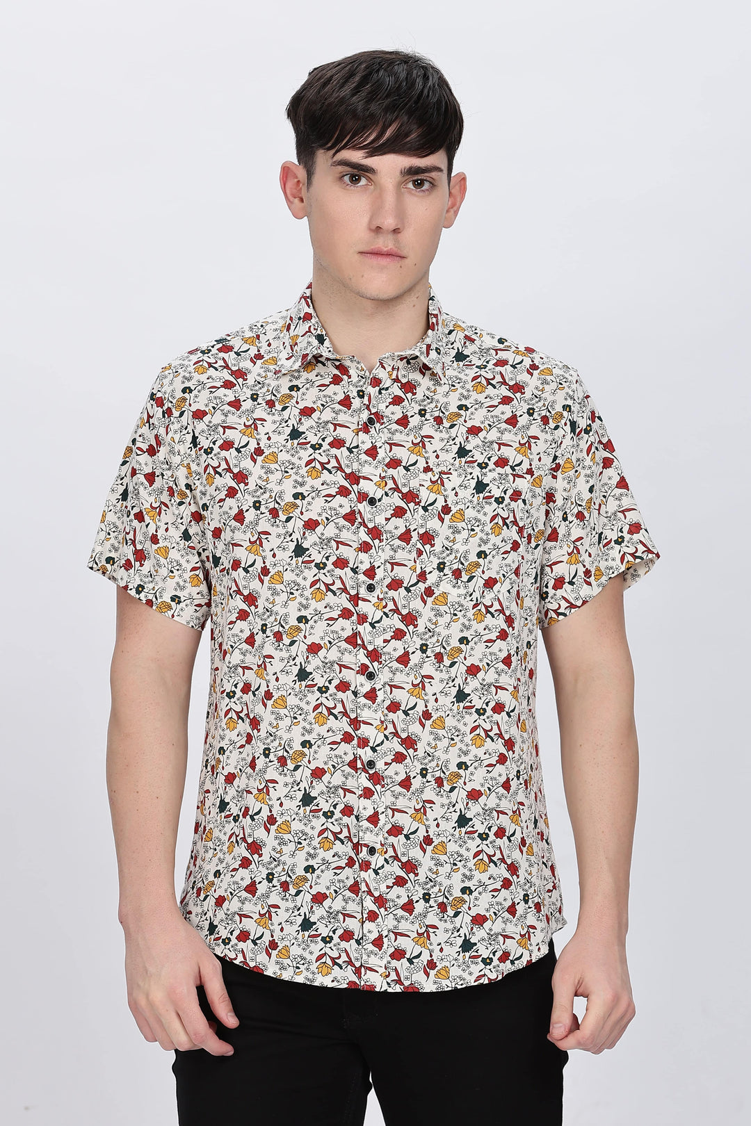 Tropical Sunset Bloom Shirt