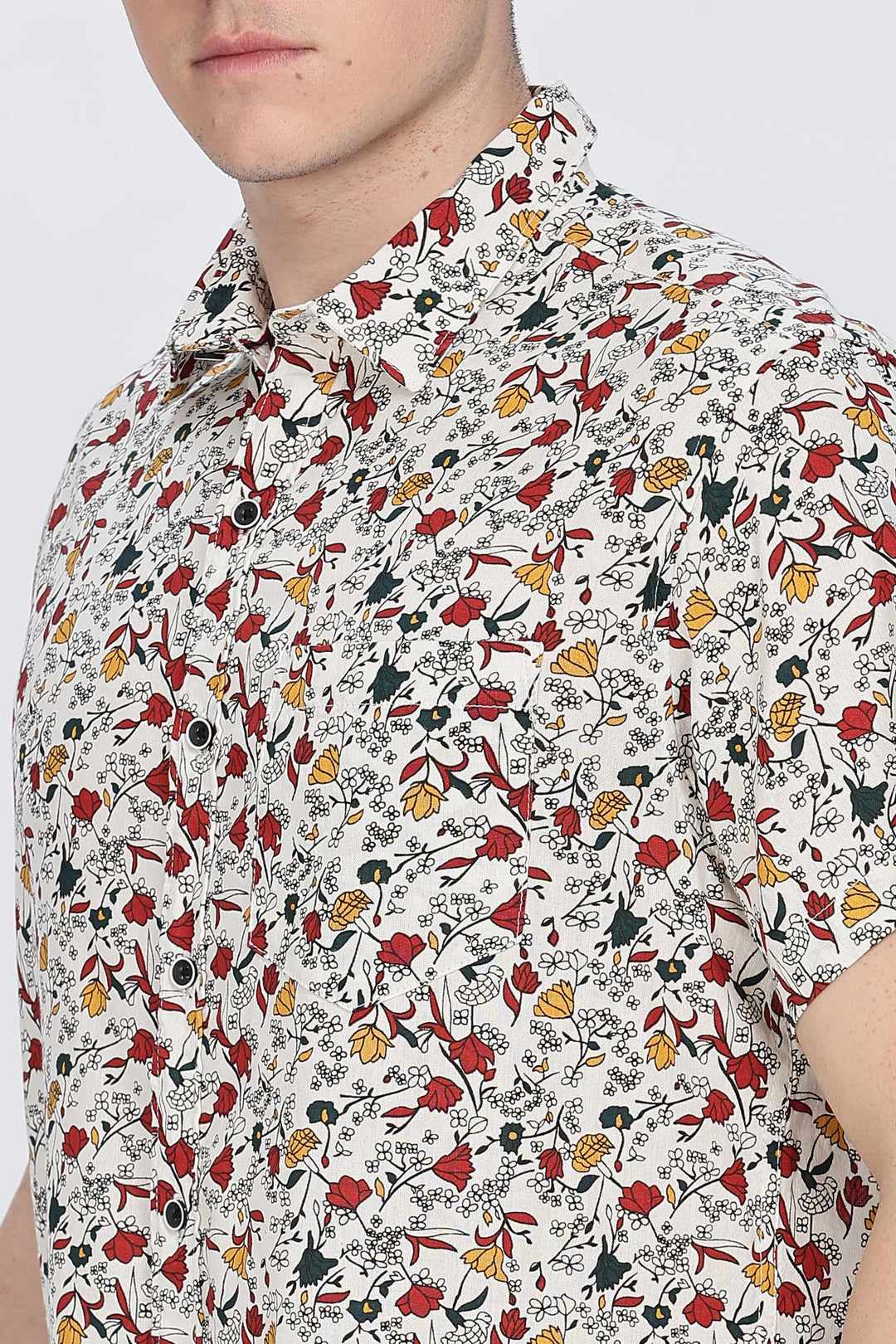 Tropical Sunset Bloom Shirt