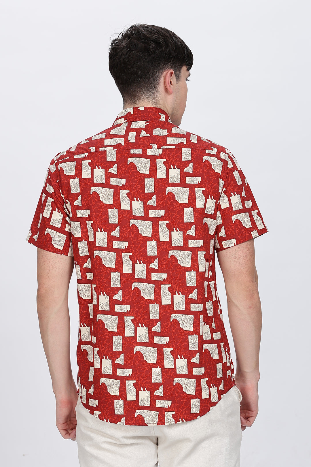 Red Graphic Print Shirt