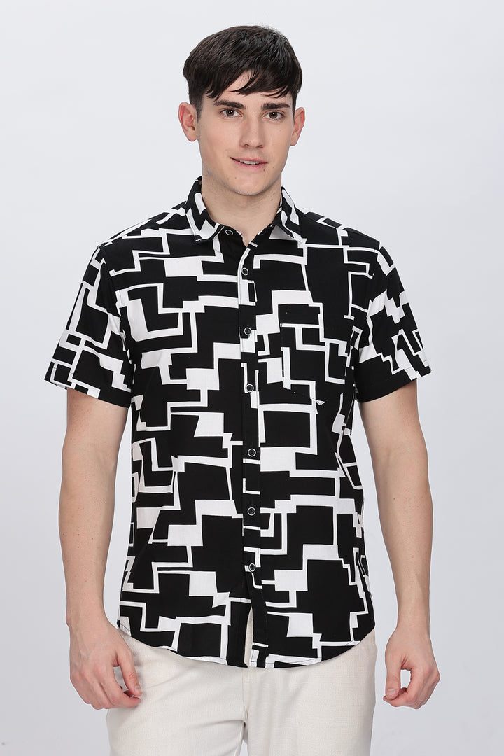 Black and White Style Shirt