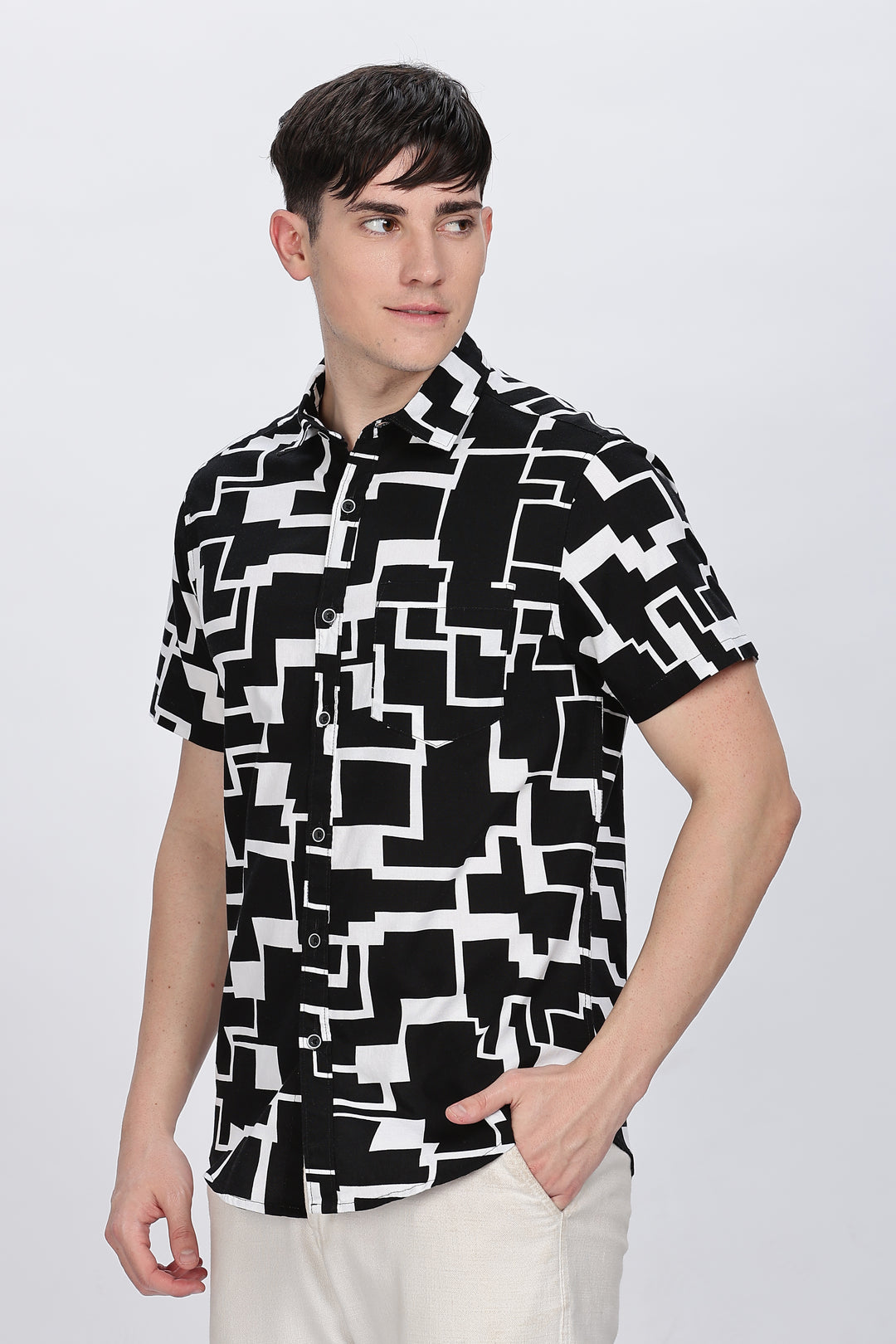 Black and White Style Shirt