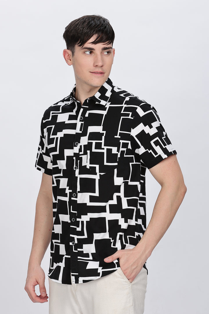 Black and White Style Shirt