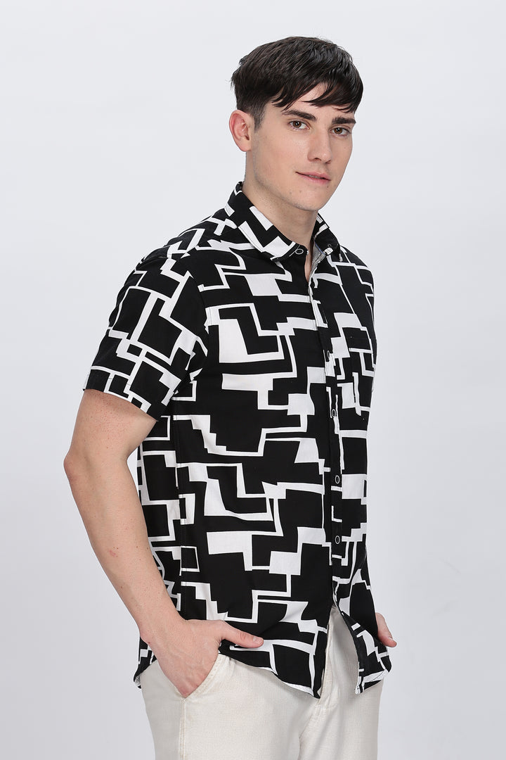 Black and White Style Shirt