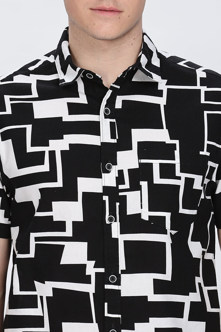 Black and White Style Shirt