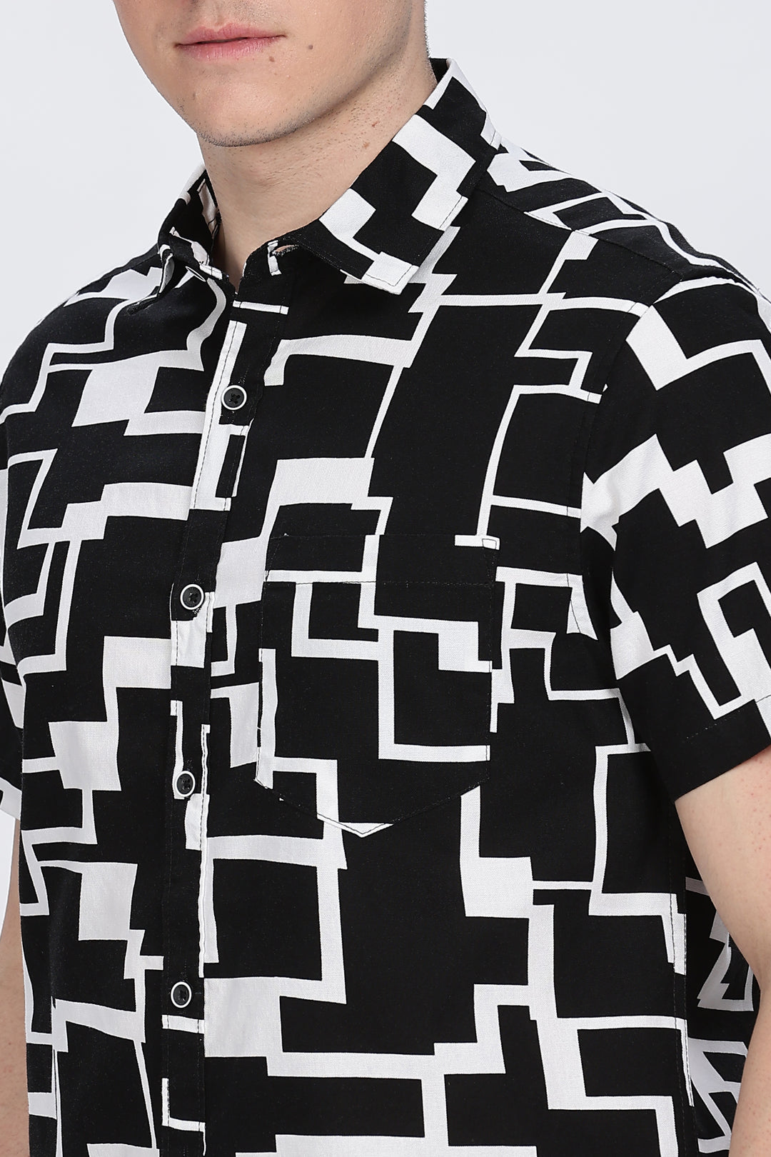 Black and White Style Shirt