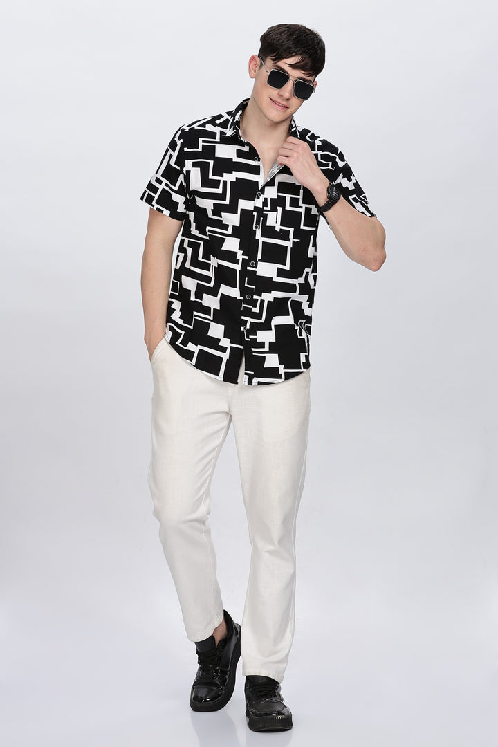 Black and White Style Shirt